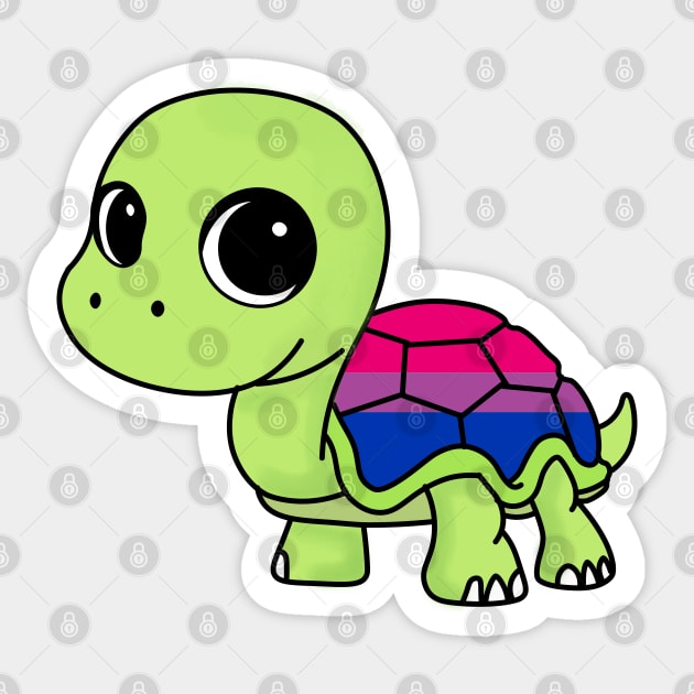 Bi Turtle Sticker by Wenby-Weaselbee